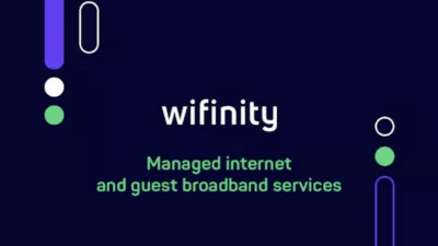 Image showing Wifinity logo and tagline