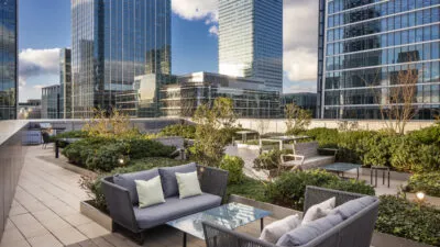 The balcony of the Vertus building at 8 Water St.